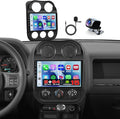 for Jeep Compass Patriot 2010-2016 Android 15 Car Stereo, 10.1" Touchscreen by Hikity