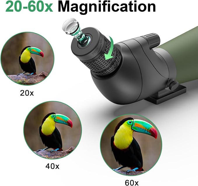 Gosky Flagship DiamondEdge 20-60x80 Spotting Scope - Image 3