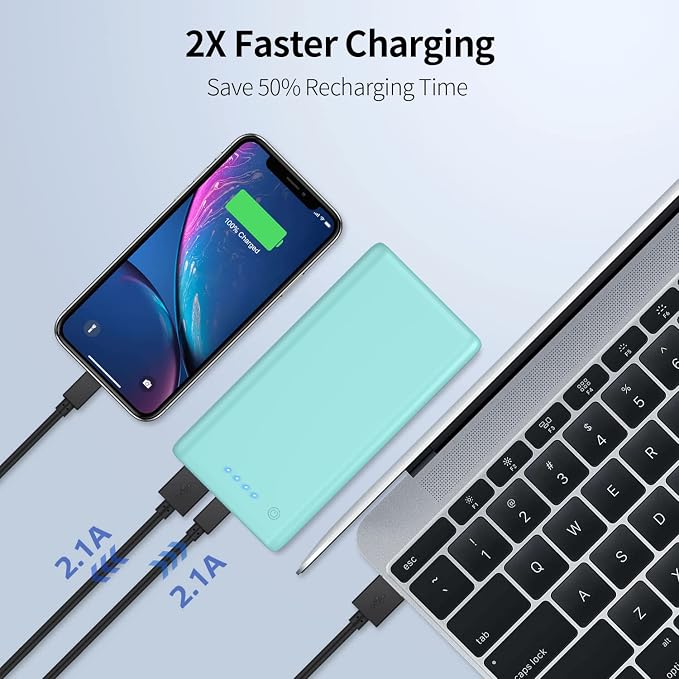 Ekrist Portable Charger Power Bank 25800mAh, Ultra-High Capacity Fast Phone - Image 6