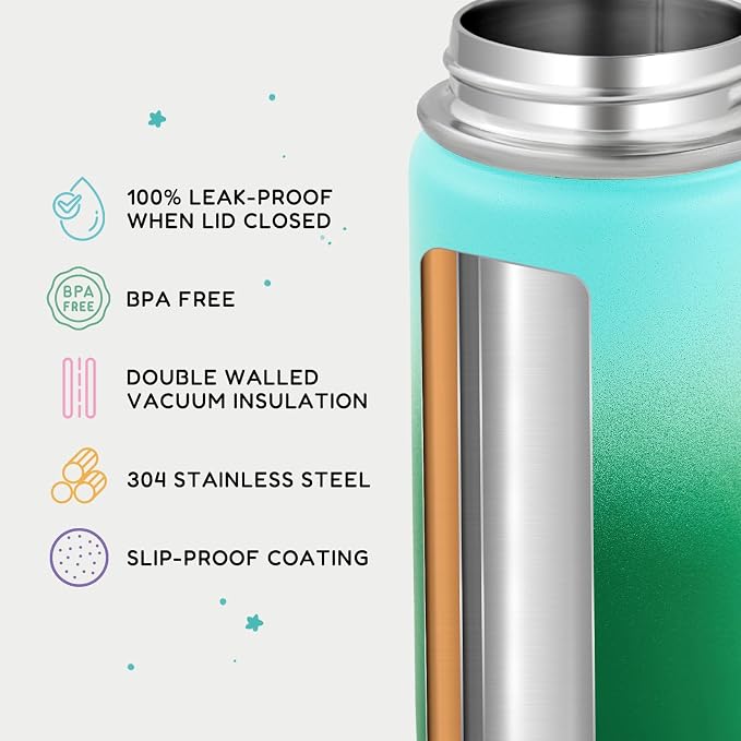 12oz Kids Water Bottle for School, Toddler Water Bottles - Image 3