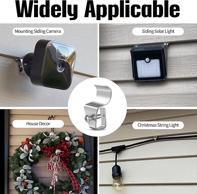 Antimbee No-Hole Outdoor Camera Mount, Vinyl Siding Hanger - Image 2