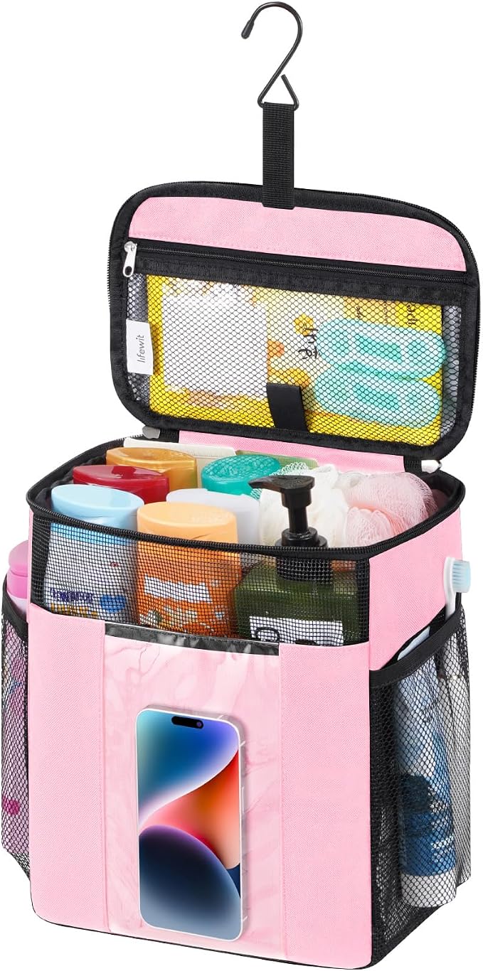 Lifewit Mesh Shower Caddy Bag Portable, Quick Dry Hanging Bathroom Organizer by Lifewit