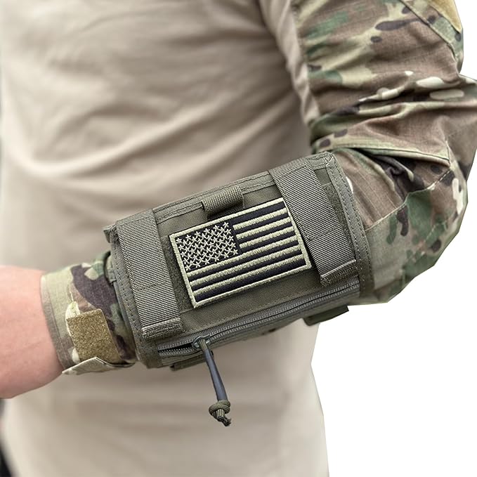 Tactical Arm Sleeve Map Pouch Case Documets Holder Wrist Case Wrist Map Holder by tactifans