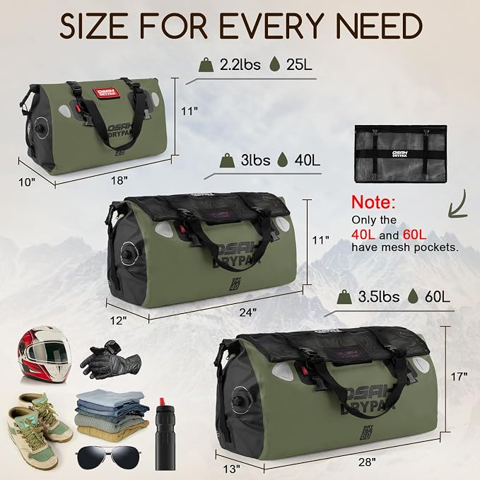 OSAH DRYPAK Waterproof Duffel Bag - Image 2