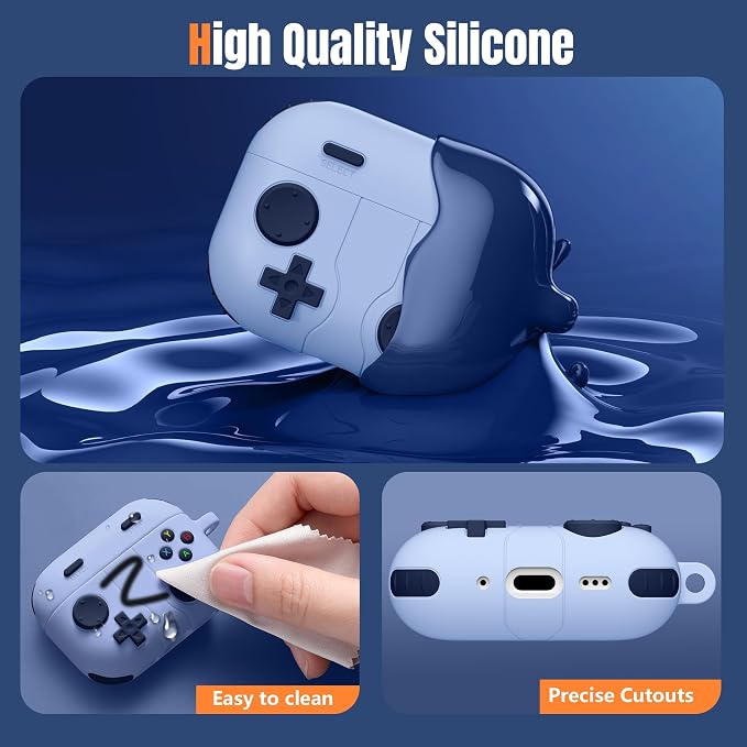 Game Case for AirPods Pro 3 Case 2025, Shockproof Silicone Cover for Apple - Image 4