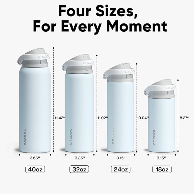 ENCOOL Leakproof Insulated Water Bottle - Image 9