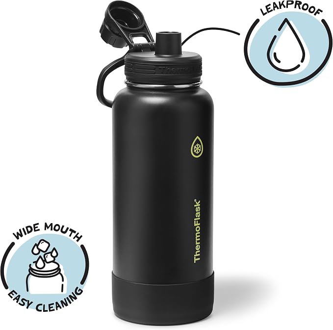 ThermoFlask 32 oz Double Wall Vacuum Insulated Stainless Steel Water Bottle - Image 3