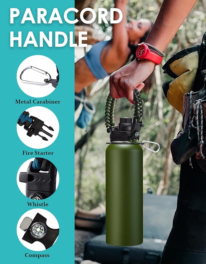 Stainless Steel Sports Water Bottle - Image 7
