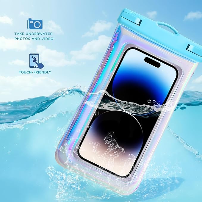 Floatable Soap Bubble Waterproof Phone Pouch/Case - Image 4