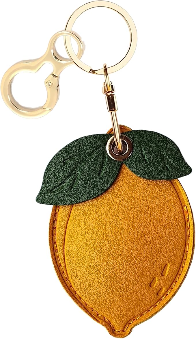 Leather Keychain Holder Case Compatible by BORKUANA