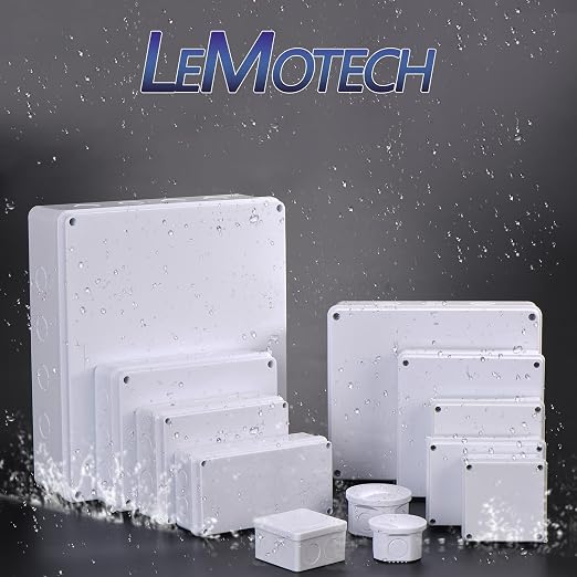 LeMotech Junction Box, Electrical Box IP65 Water Resistant Dustproof ABS - Image 8
