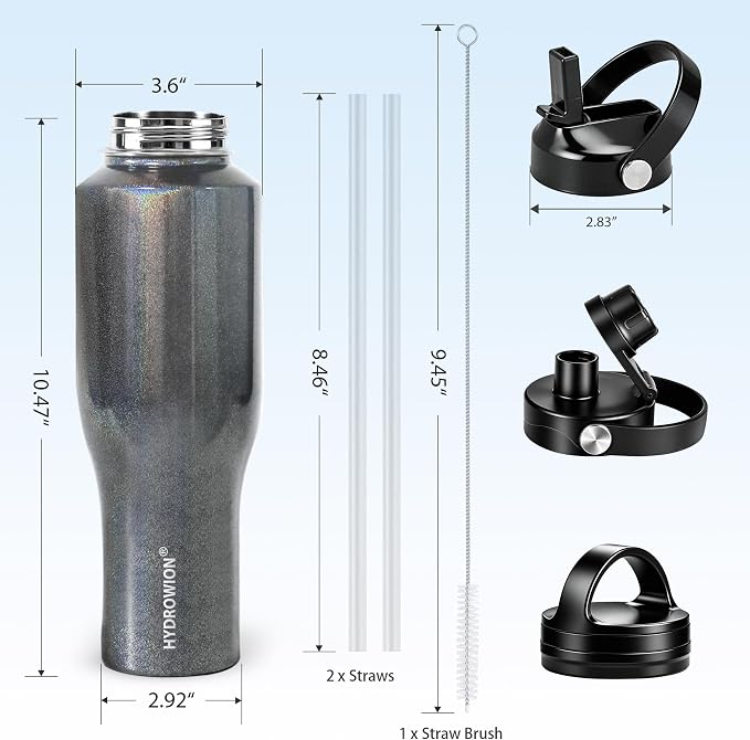 HYDROWION 40 oz Insulated Water Bottle - Image 4