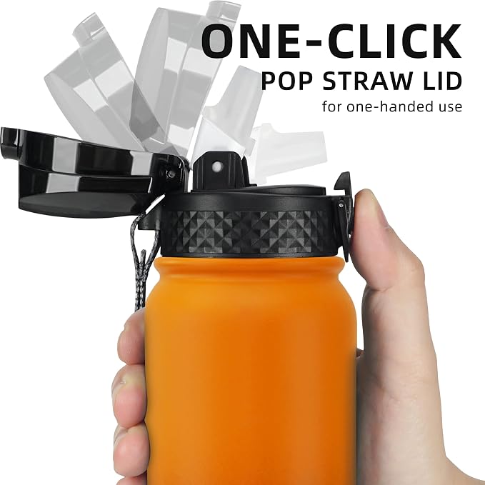 Fanhaw 20 oz Insulated Stainless Steel Water Bottle - Image 2