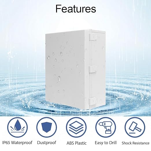 Electrical Box IP65 Waterproof Dustproof ABS Plastic Enclosure Outdoor and - Image 3