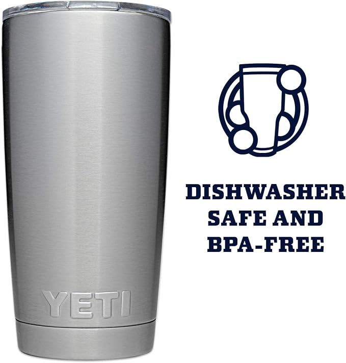 YETI Rambler 20 oz Stainless Steel Vacuum Insulated Tumbler w/MagSlider Lid - Image 5