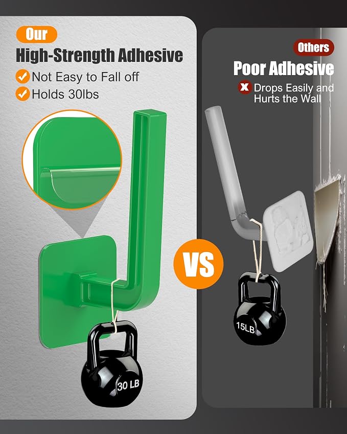 Multi-Purpose Hat Organizer, Strong Adhesive Hat Hooks - Image 2