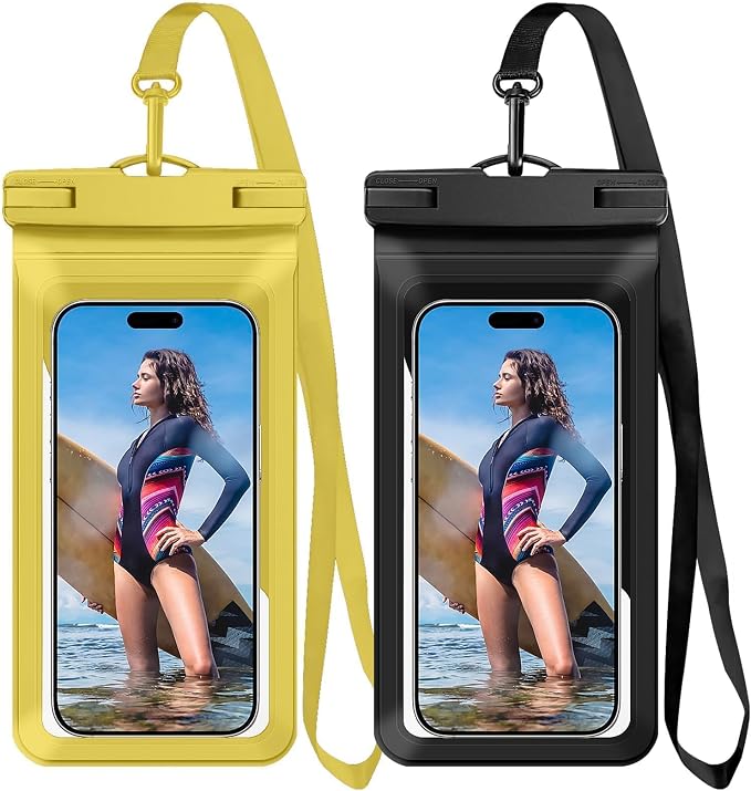 Waterproof Phone Case, with Inside Card Protector, IPX8 Cell Phone Dry Bag Up by Vsagier