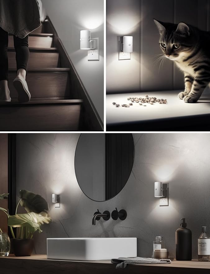 L LOHAS LED Motion Sensor Night Light, Bright Night Light, 5000K Daylight White - Image 5