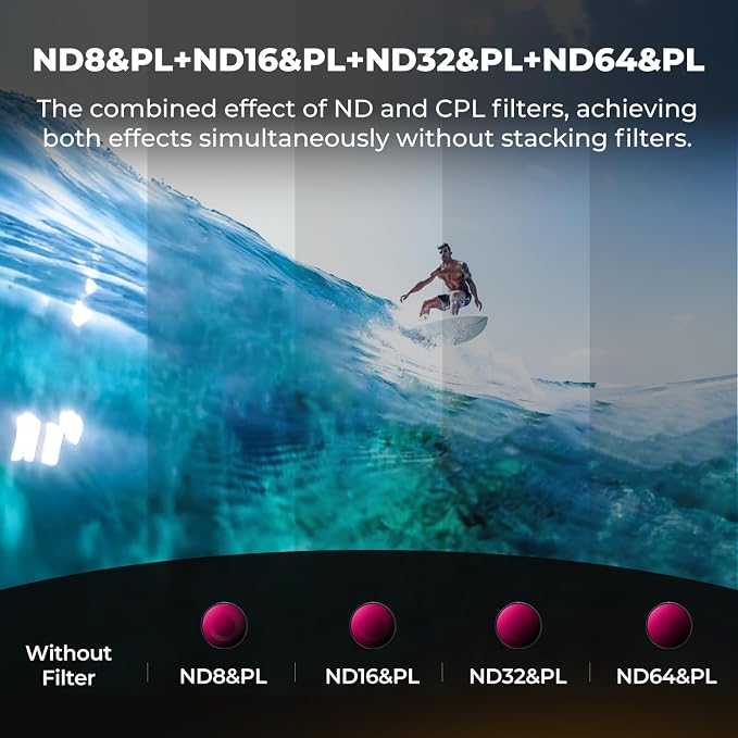 K&F CONCEPT ND/PL Filter Kit Compatible - Image 3