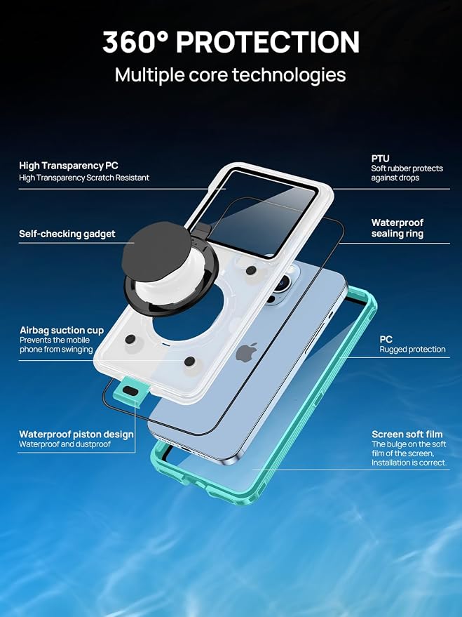 Lanhiem Snorkeling Underwater Phone Case - Image 5