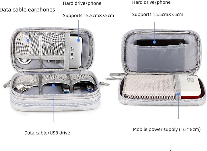 Electronic Organizer Travel Cable Accessories BagPouch Portable Waterproof - Image 2