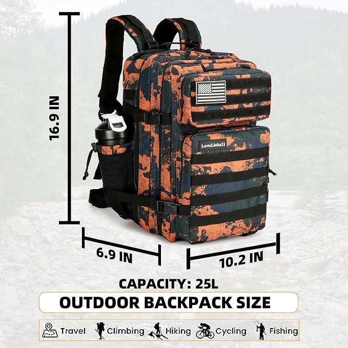 Lovelinks21 25L Tactical Backpack - Image 2