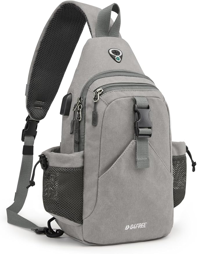 G4Free Canvas Sling Bag Crossbody Backpack by G4Free