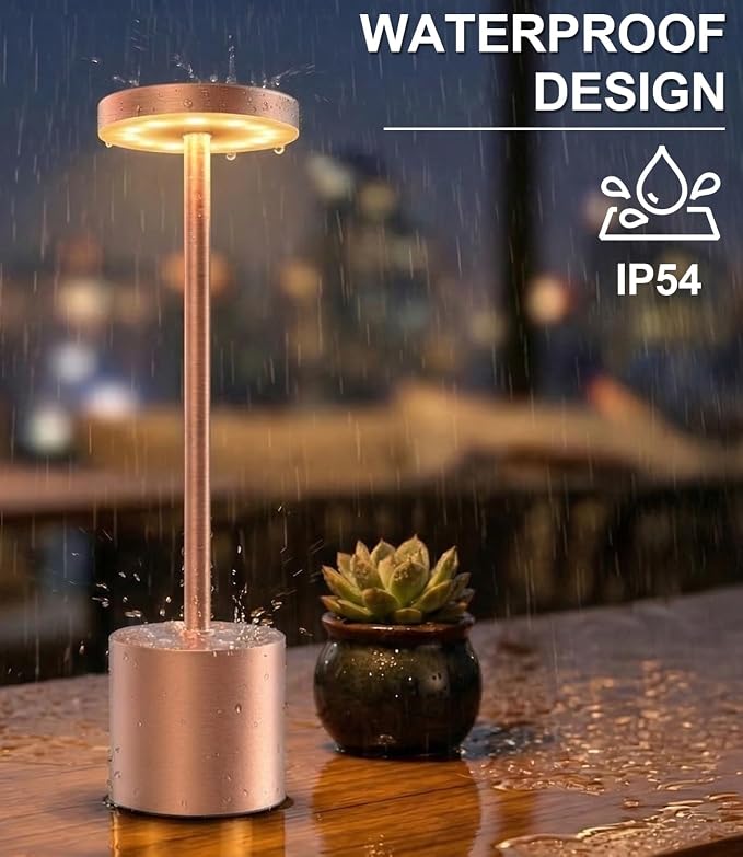 Cordless Table Lamps Rechargeable Set of 2, Portable LED Desk Lamp, 5000mAh - Image 8
