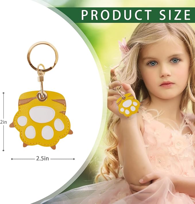 Leather Keychain Case Holder Compatible - Image 2