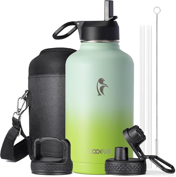 Half Gallon Water Bottle Insulated by Coolflask