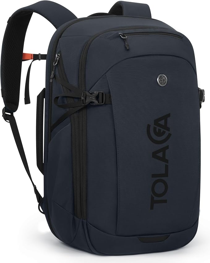 Tolaccea Travel Laptop Backpack 32L, TSA Friendly Flight Approved Computer Work by Tolaccea