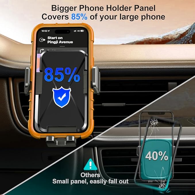 Qifutan Cell Phone Holder Phone Holder Car Automobile Air Vent Hands Free - Image 7