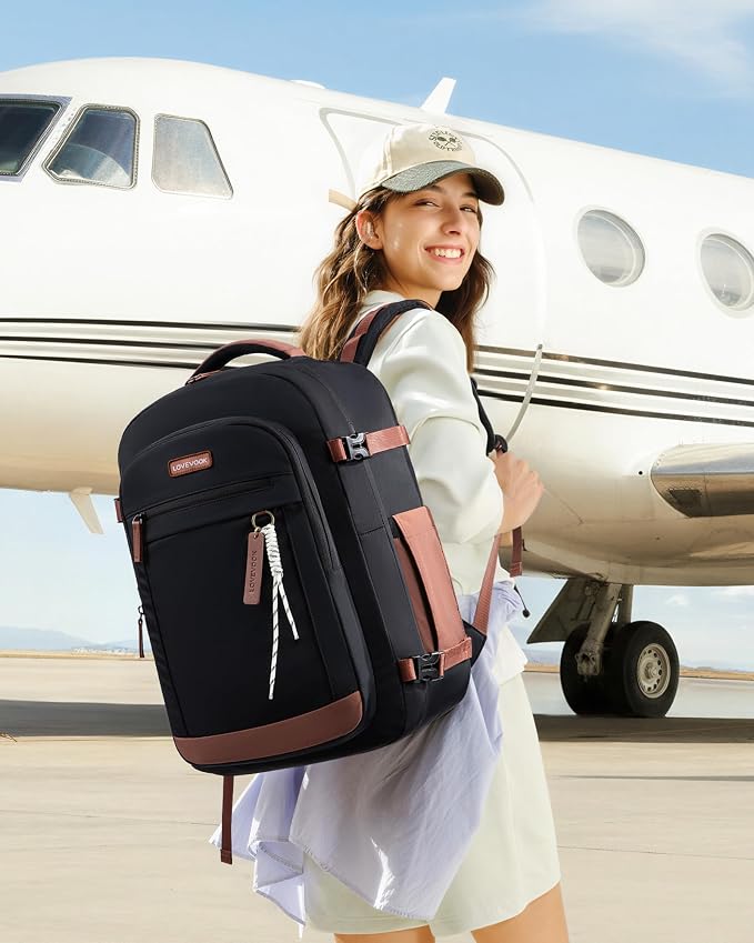 LOVEVOOK 50L Travel Backpack for Men & Women, Airline Approved Carry On Luggage - Image 7