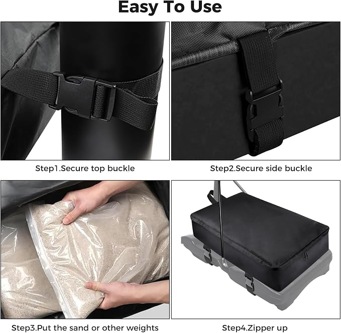 Aimosen Basketball Hoop Sandbag- Heavy Duty Weighted Base Anchor - Image 6