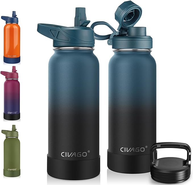 CIVAGO 32 oz Insulated Water Bottle by CIVAGO