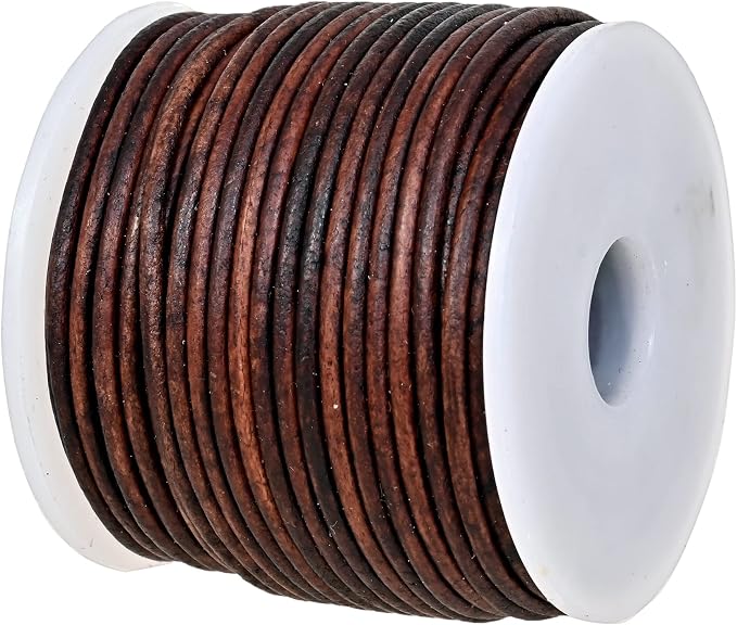 GENIQUE Real/Genuine Round Leather Cord by GENIQUE