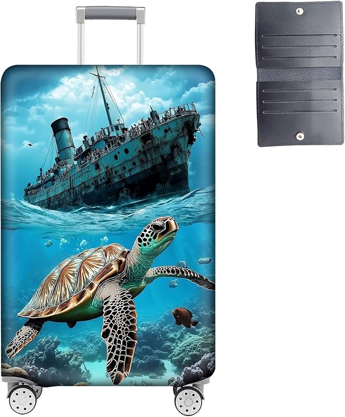 Luggage Cover Protector for 19-20 Inch Suitcases, TSA Approved Elastic Travel by Unknown