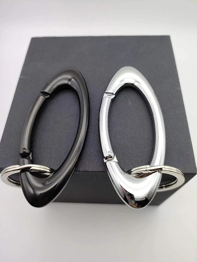 Y2K Cute Star Carabiner Keychain Cool Belt Loop Clip Starlight Heavy Duty - Image 2