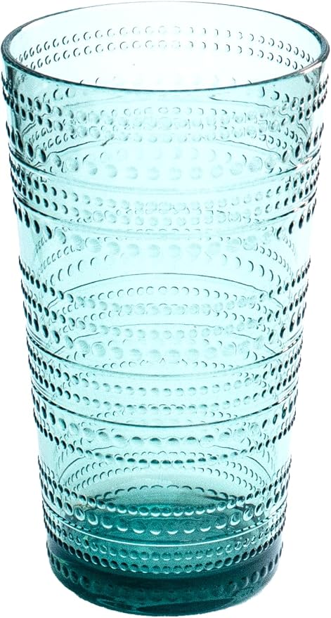 Beaded 16 oz Durable Acrylic Jumbo Drinking Glasses, Shatter-Resistant and - Image 2
