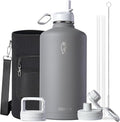Coolflask 128 oz Gallon Water Bottle Insulated by Coolflask