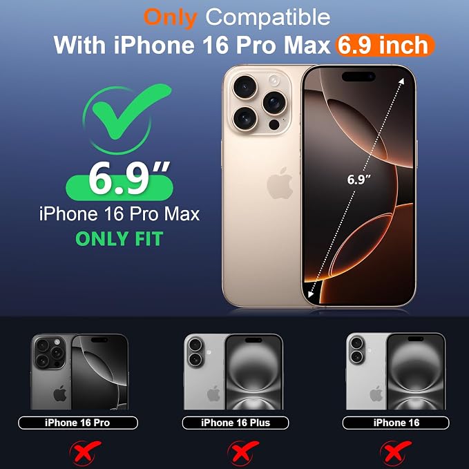 SPIDERCASE for iPhone 16 Pro Max Case Waterproof, Built-in Screen & Camera - Image 2