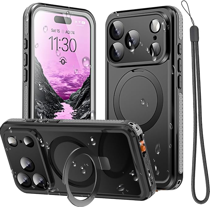 AICase Magnetic for iPhone 17 Pro Max Case Waterproof Magsafe Shockproof by AICase