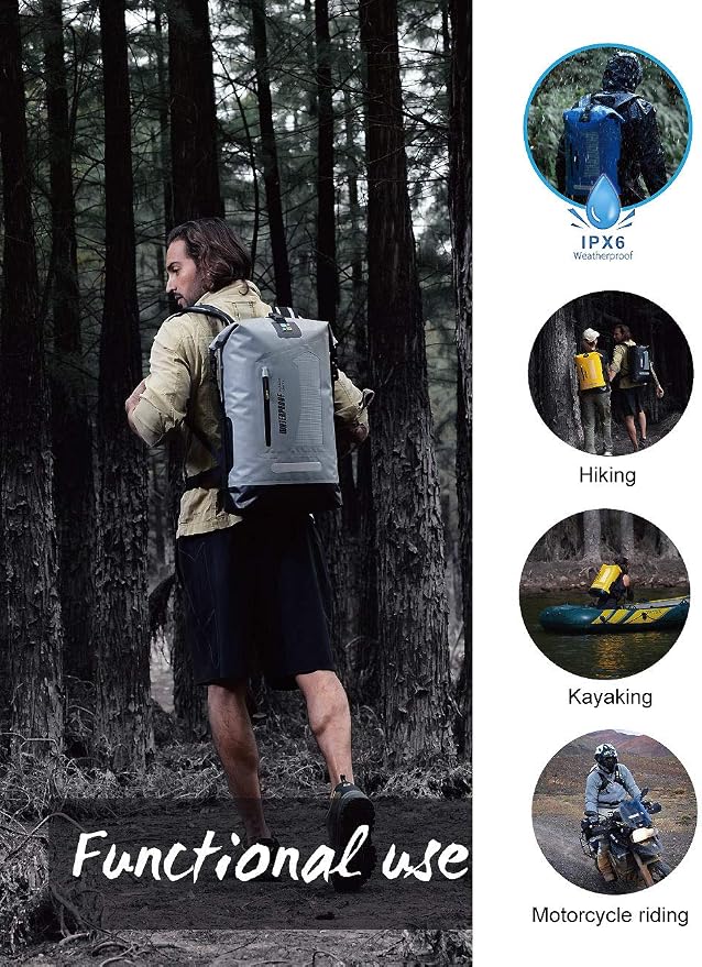 IDRYBAG Waterproof Backpack for Men 20L/30L/40L, Floating Dry Bag Kayak - Image 5