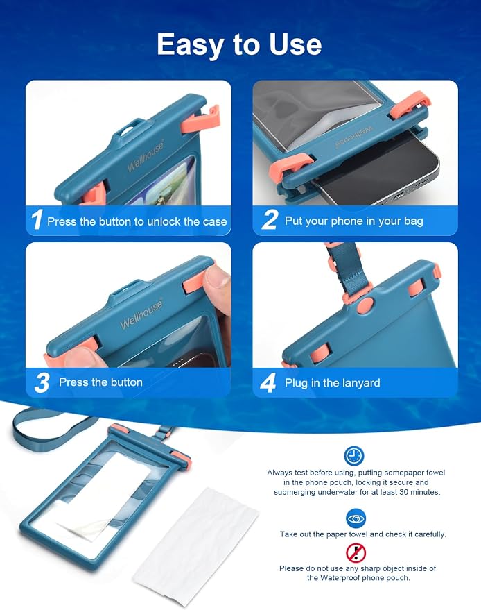 wellhouse Waterproof Phone Pouch, Waterproof Phone Case - Image 6