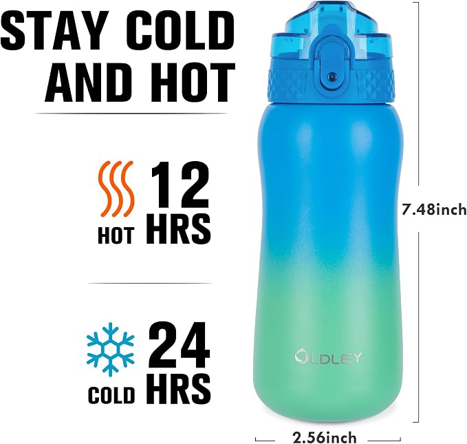 Oldley Insulated Water Bottle 12oz Water Bottles - Image 3