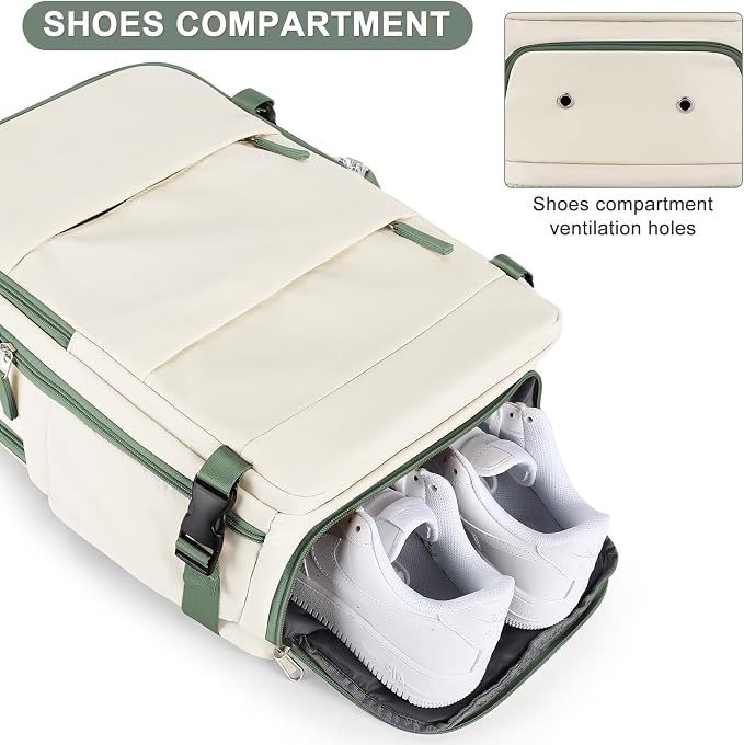 coofay Large Travel Backpack For Women Men Airline Approved Carry On Backpack - Image 6