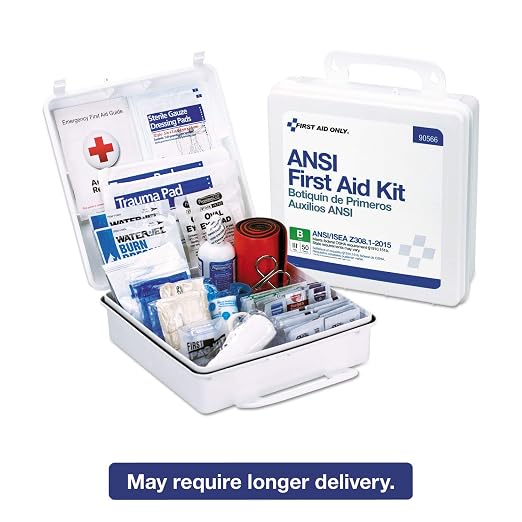 First Aid Only 90566 ANSI B 2015 and OSHA Compliant First Aid Kit, 50-Person - Image 2