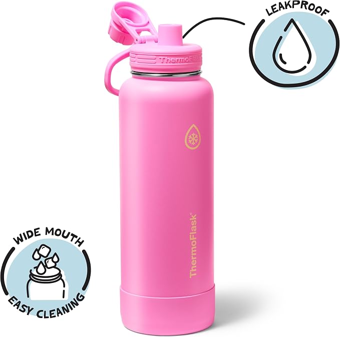 ThermoFlask 40 oz Double Wall Vacuum Insulated Stainless Steel Water Bottle - Image 3