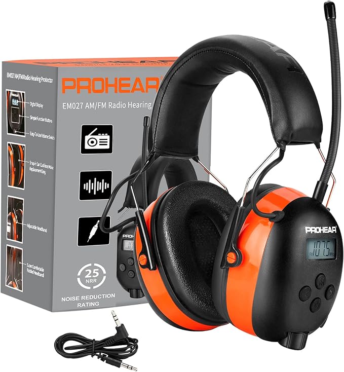 PROHEAR 027 AM FM Radio Headphones by PROHEAR