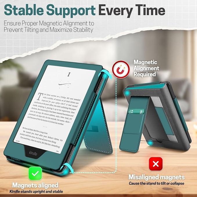 TNP Stand Case for Kindle Paperwhite 12th Generation 2024 / Kindle Colorsoft - Image 8